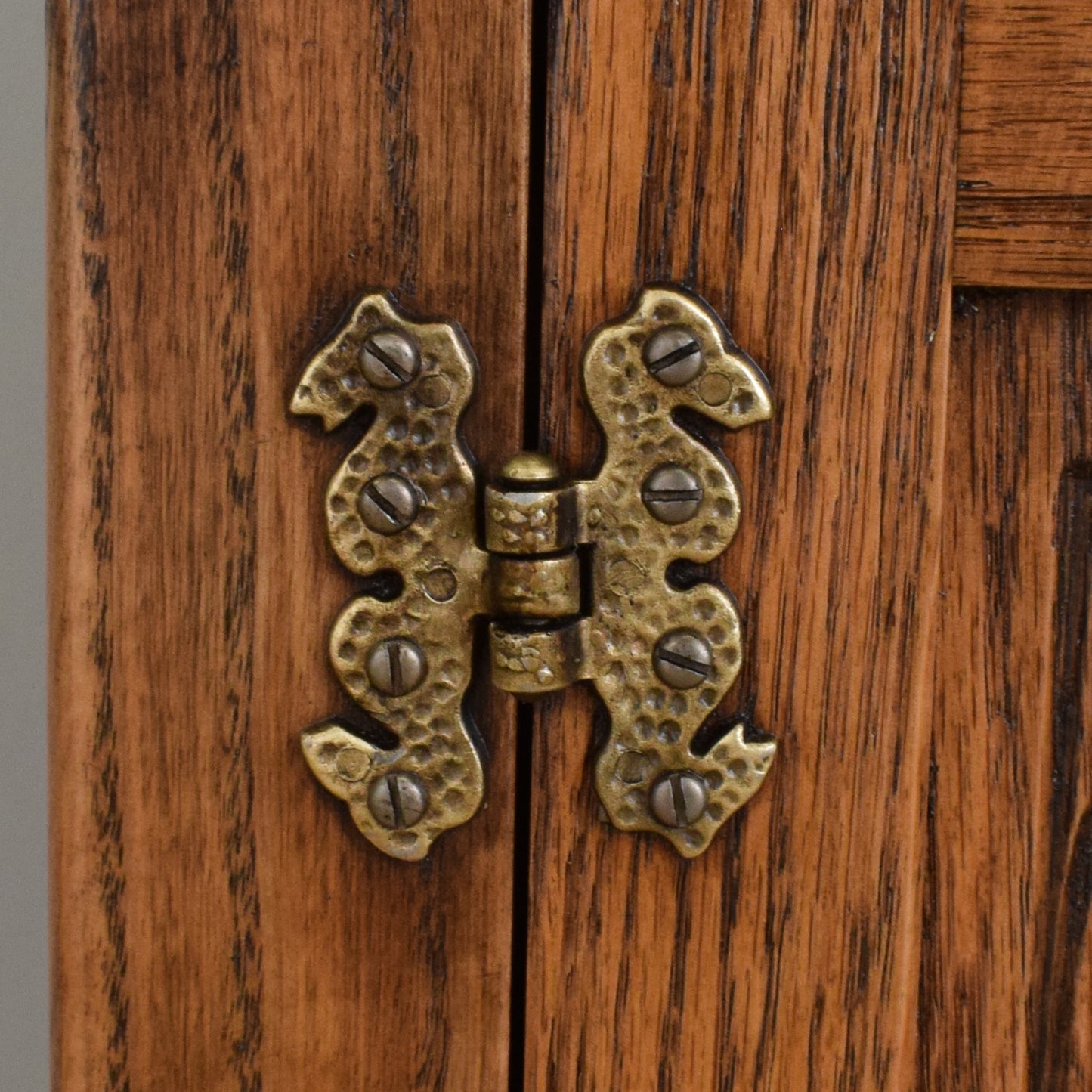 Carved Oak Pot Cupboard