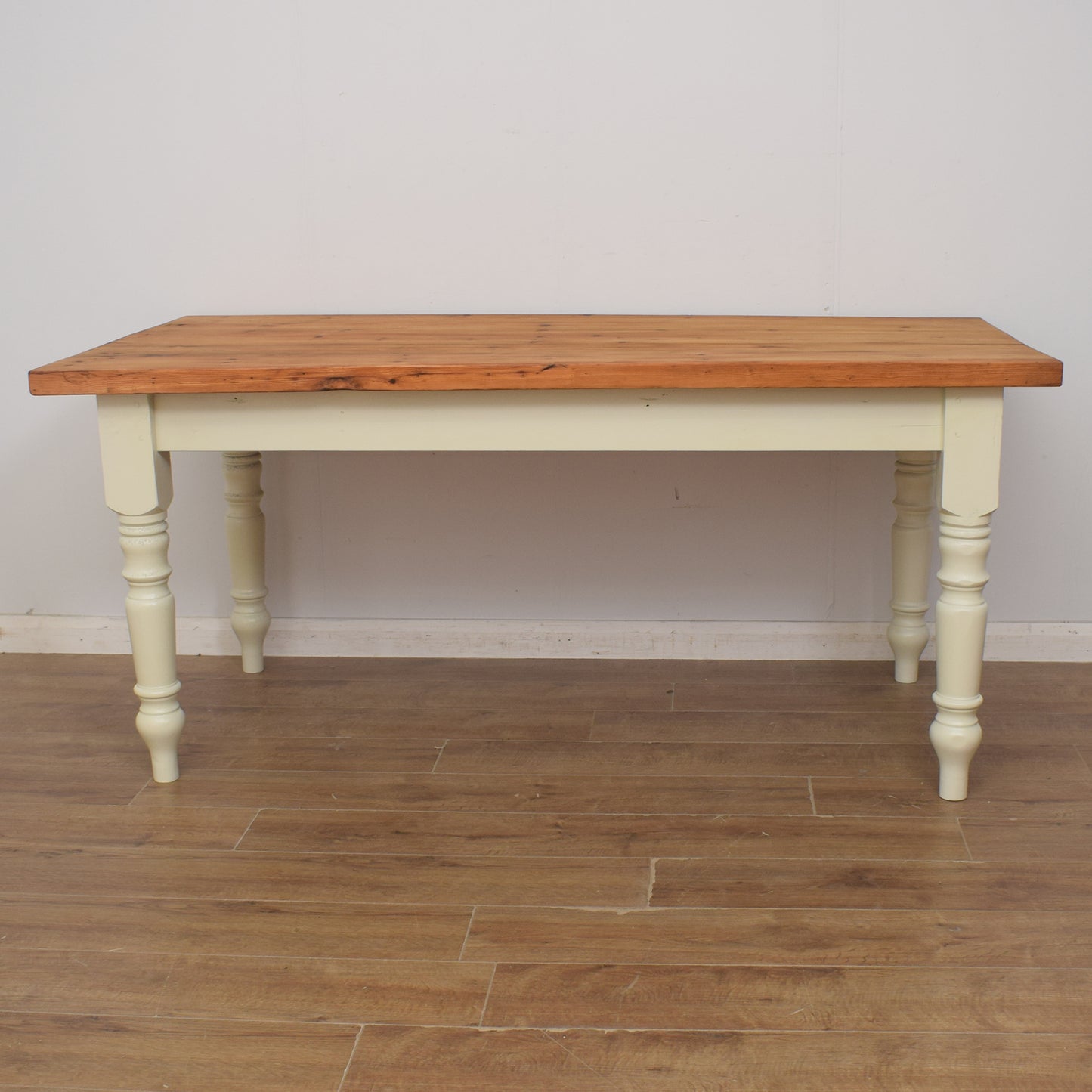Farmhouse Style Table And Six Chairs