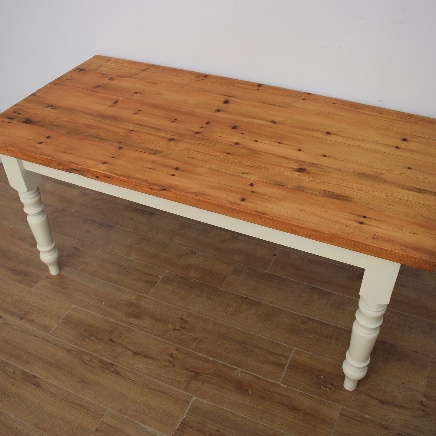 Farmhouse Style Table And Six Chairs