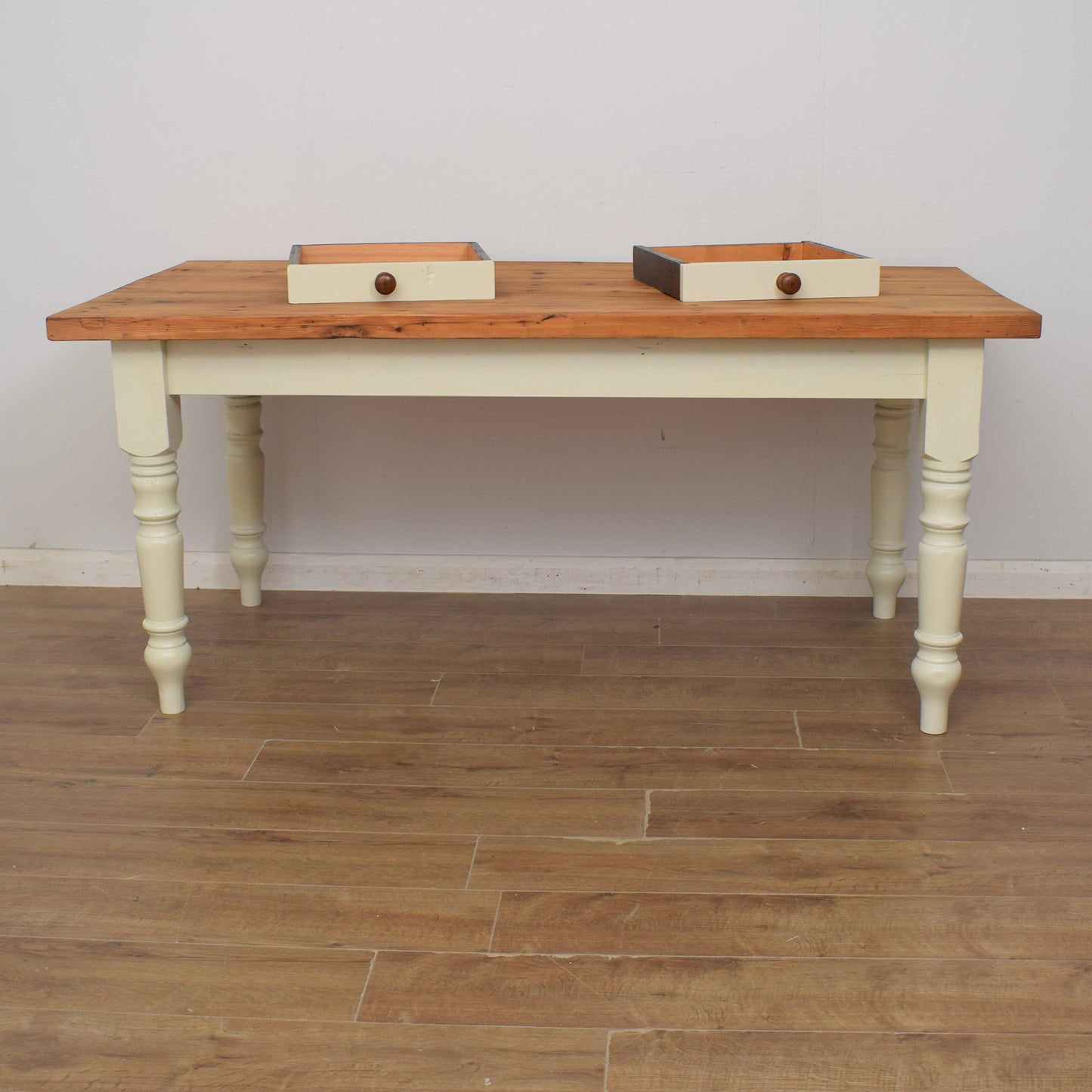 Farmhouse Style Table And Six Chairs