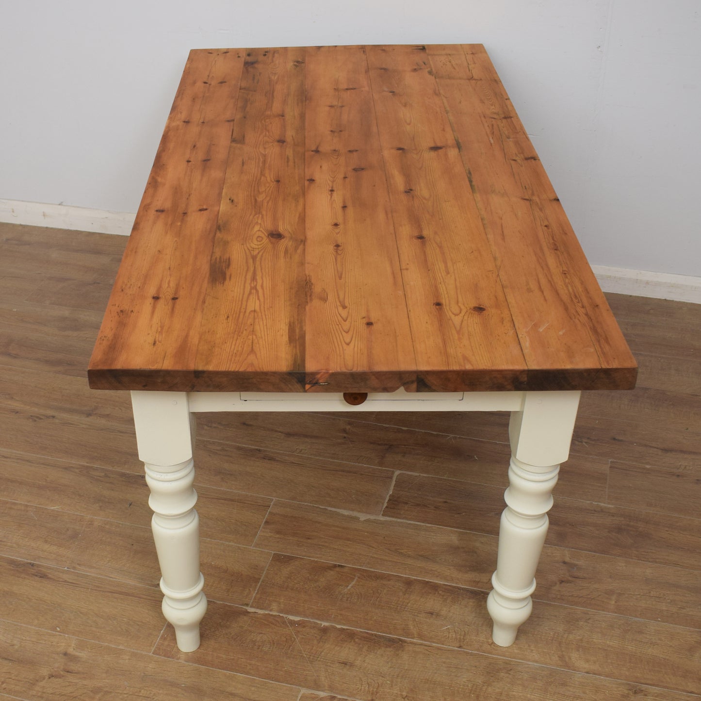 Farmhouse Style Table And Six Chairs