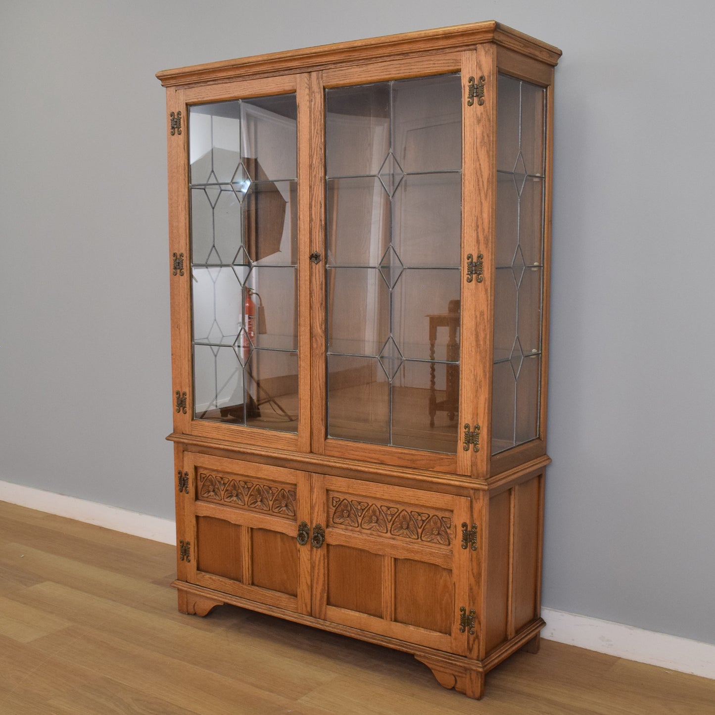 Glazed 'Old Charm' Display Cabinet