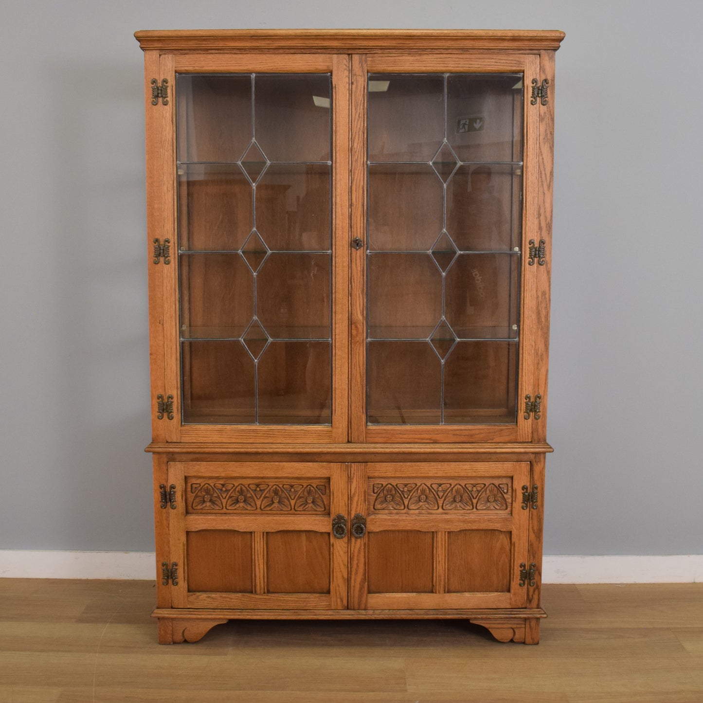 Glazed 'Old Charm' Display Cabinet