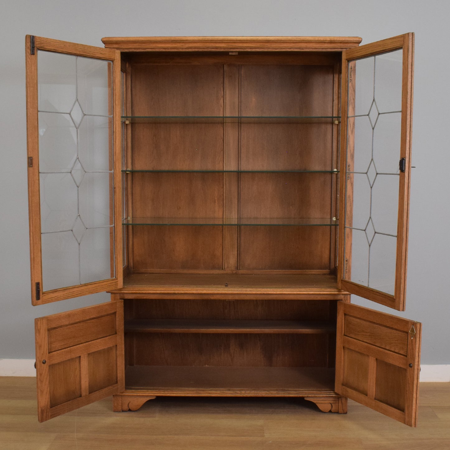 Glazed 'Old Charm' Display Cabinet
