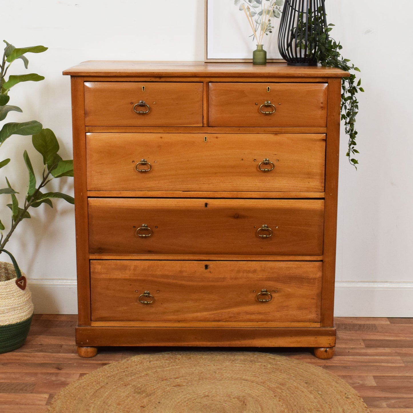 Restored Wild Cherry Chest of drawers