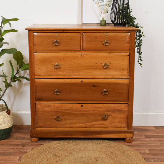 Restored Wild Cherry Chest of drawers