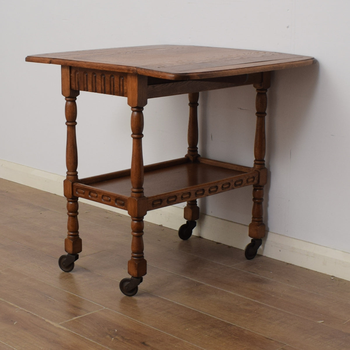 Restored Oak Tea Trolley