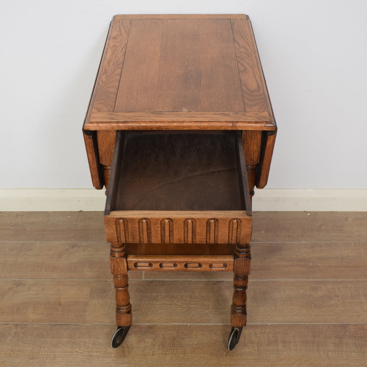 Restored Oak Tea Trolley