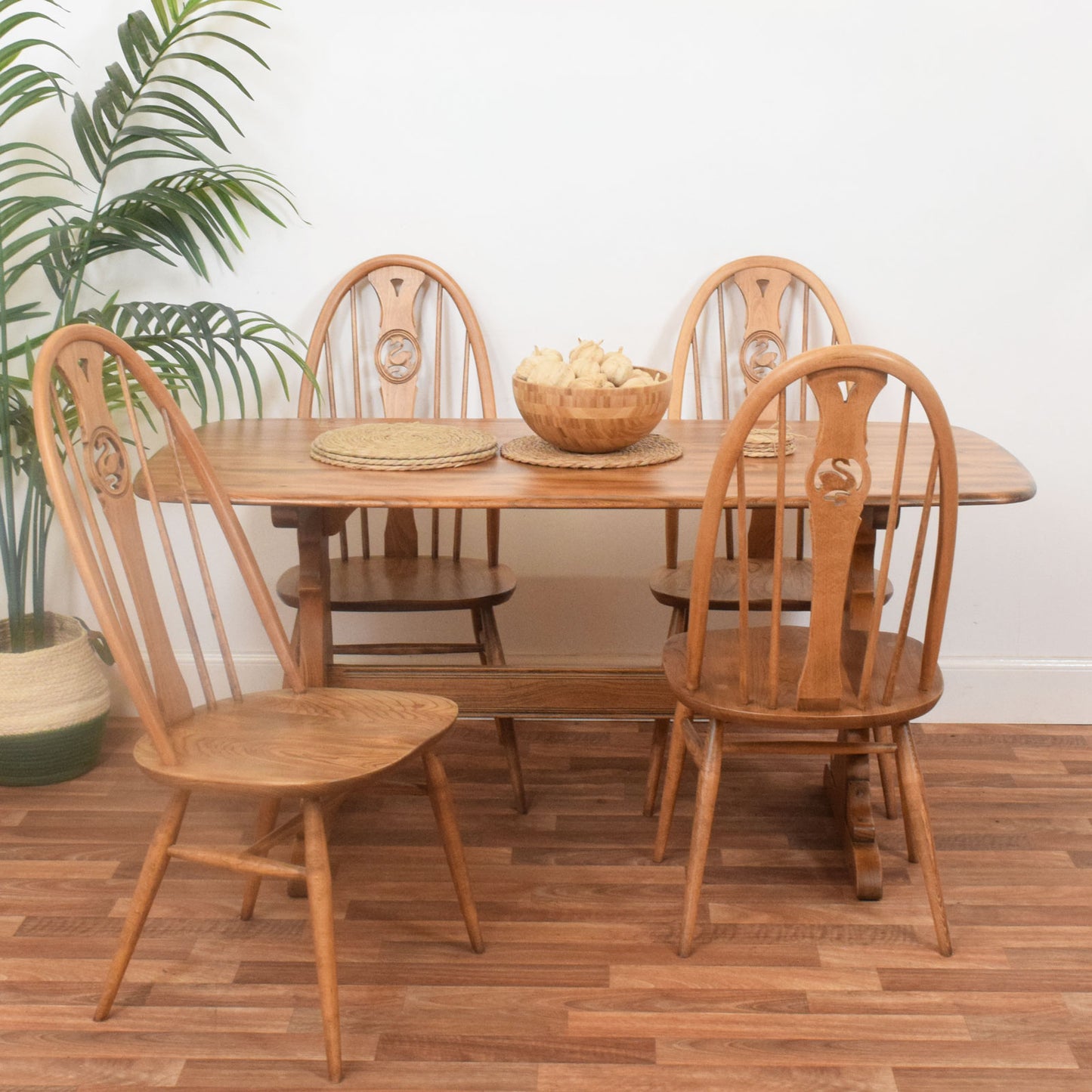 Ercol Table and Four Chairs