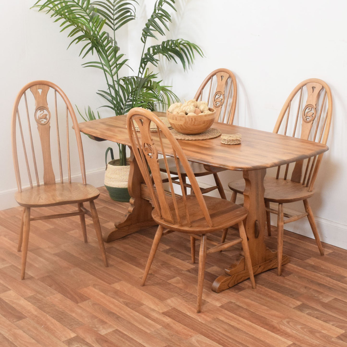 Ercol Table and Four Chairs