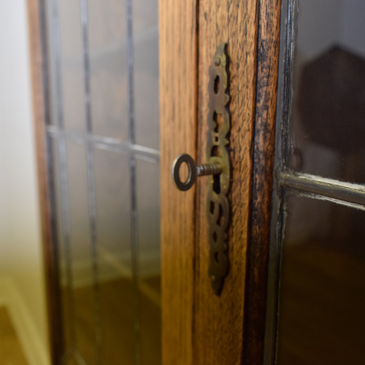 Oak Bookcase Bureau