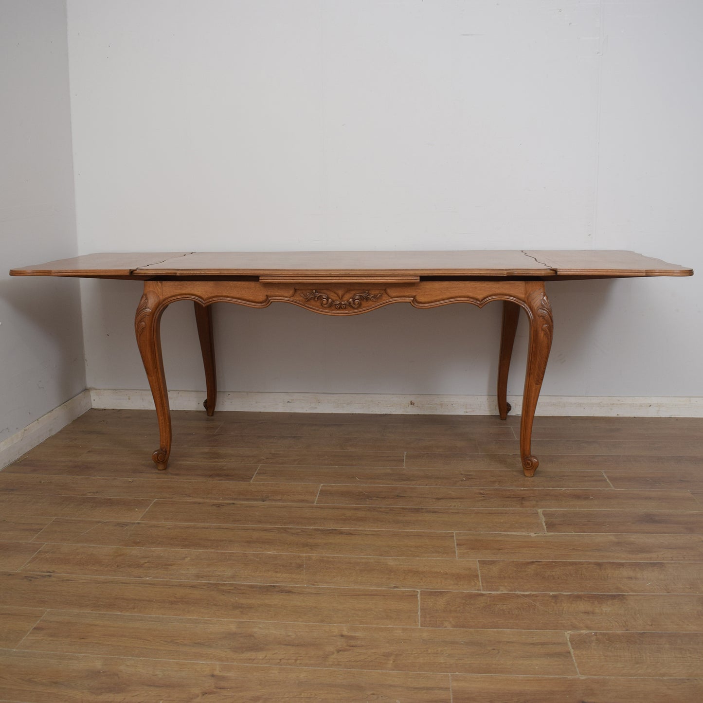 Restored French Dining Table & Six Chairs