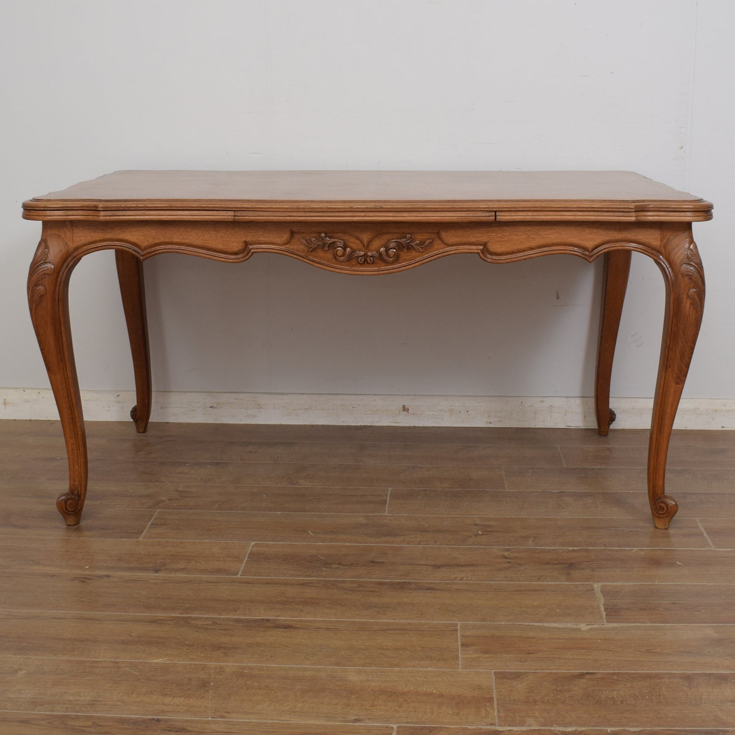 Restored French Dining Table & Six Chairs
