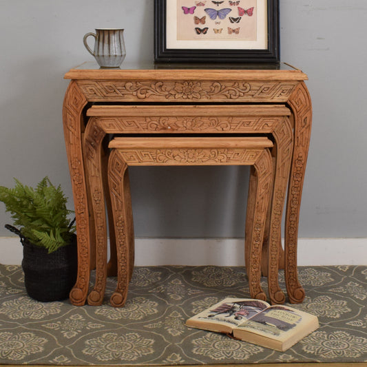 Carved Nest of Tables