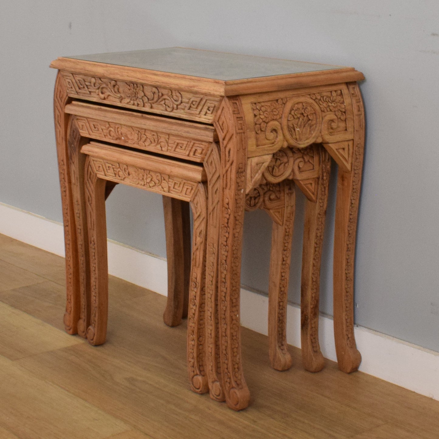 Carved Nest of Tables