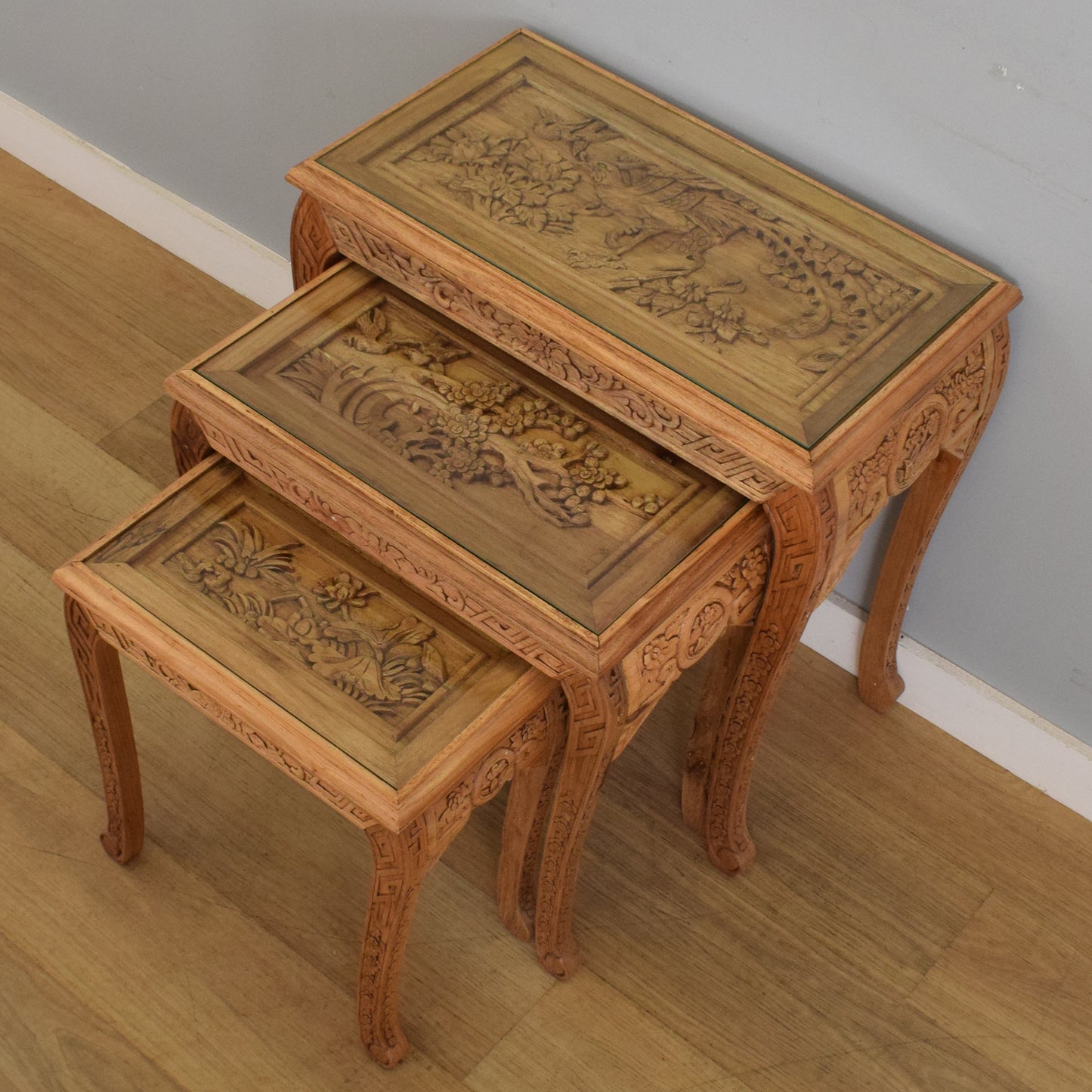 Carved Nest of Tables