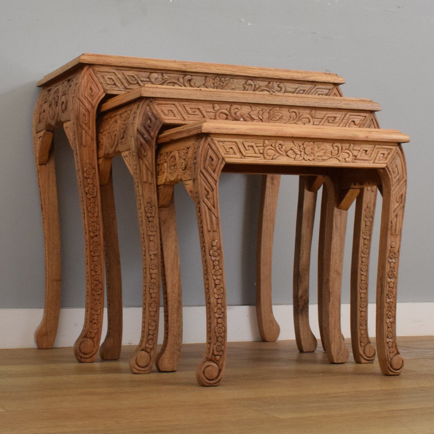 Carved Nest of Tables