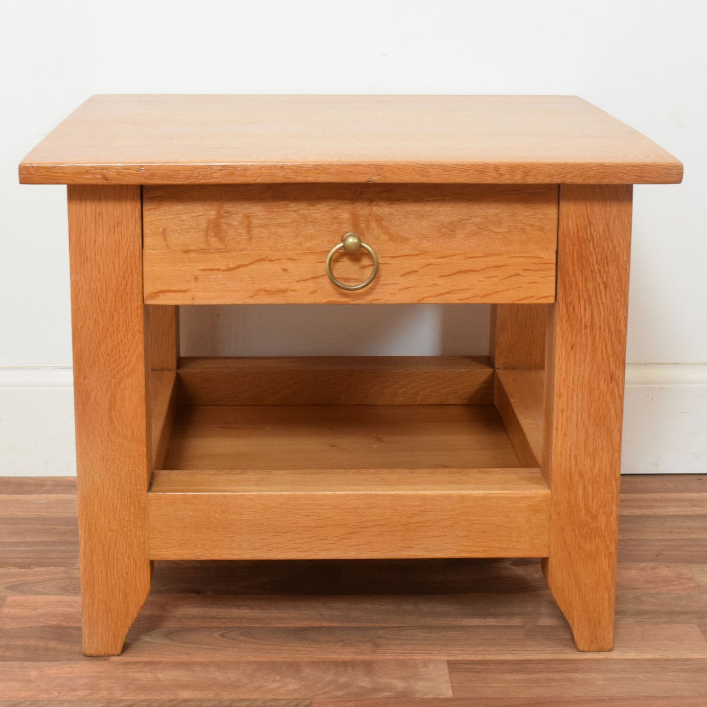 Restored Oak Side Table