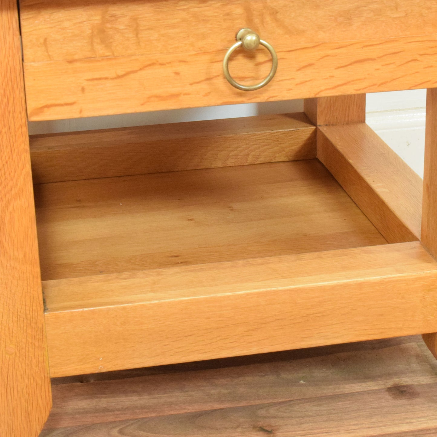 Restored Oak Side Table