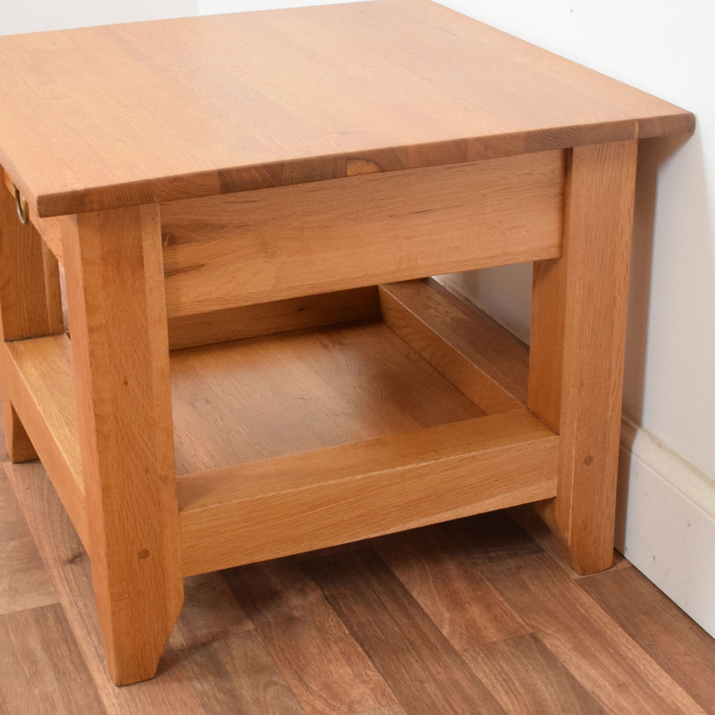 Restored Oak Side Table