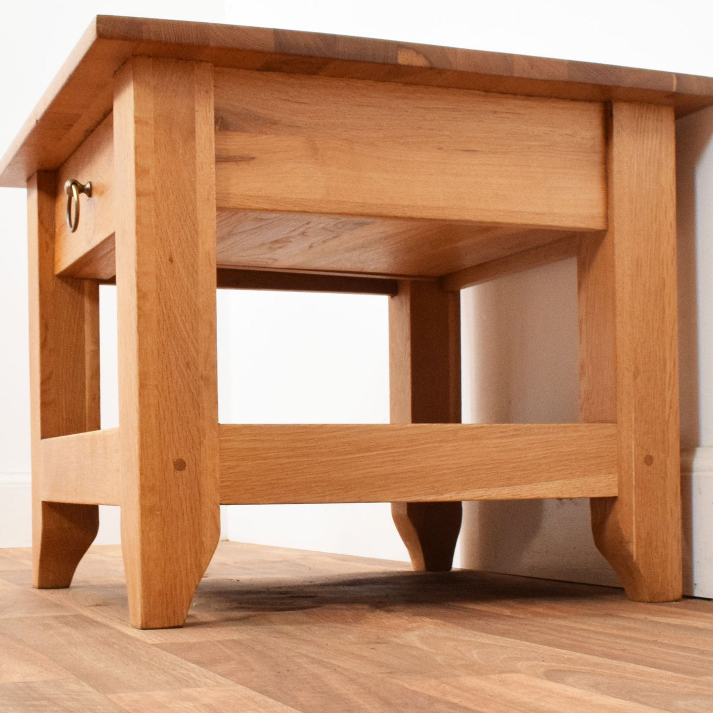 Restored Oak Side Table