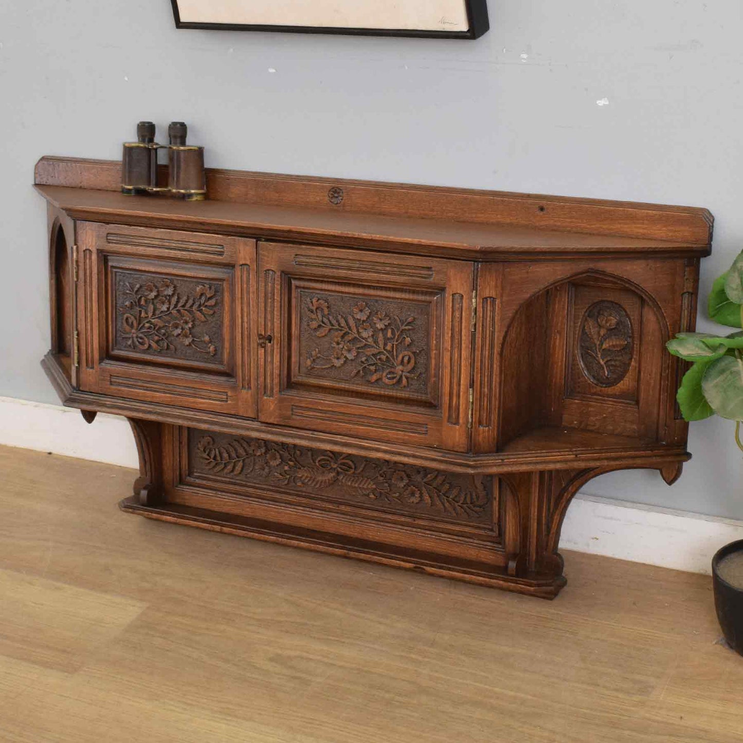 Oak Wall Unit