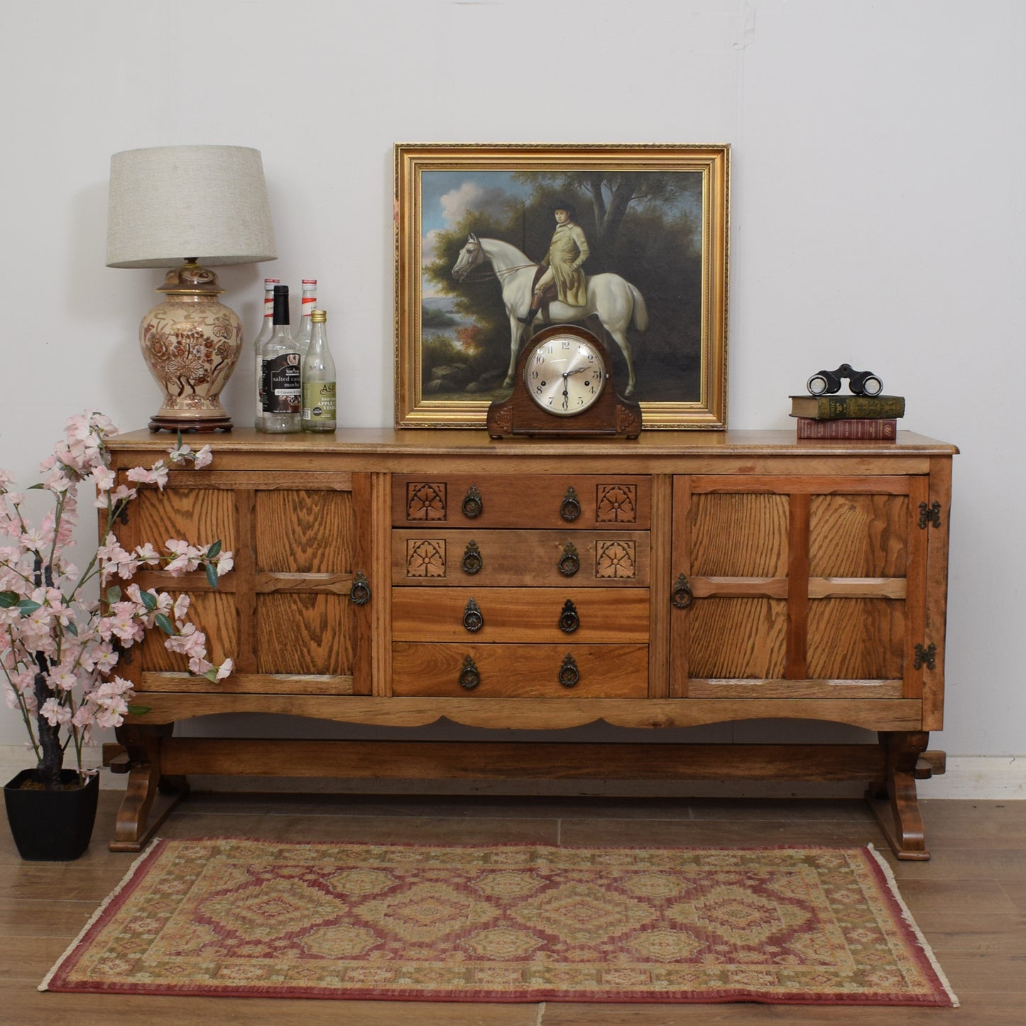 Restored Oak Sideboard
