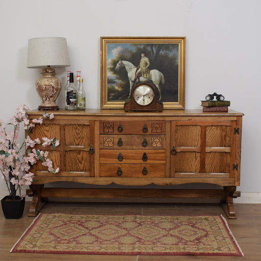 Restored Oak Sideboard