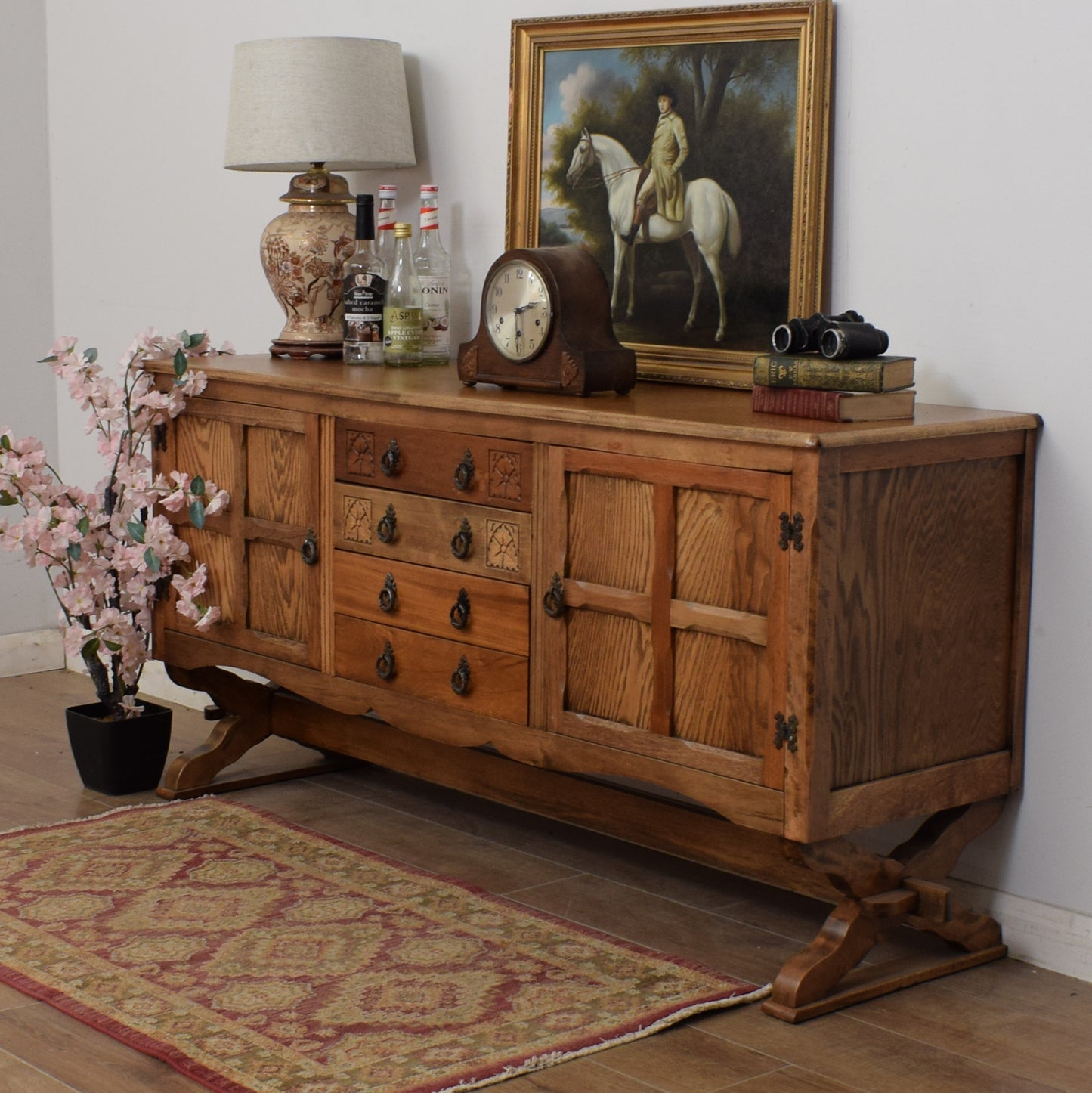 Restored Oak Sideboard