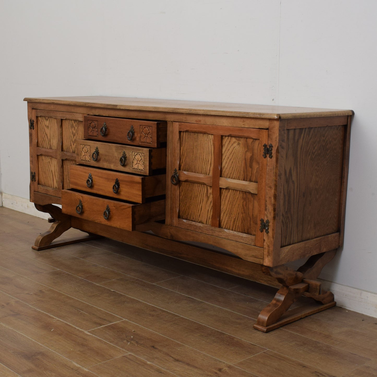 Restored Oak Sideboard