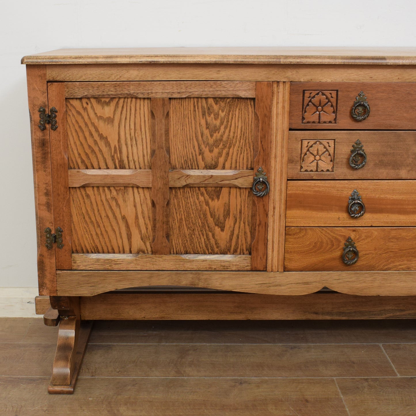 Restored Oak Sideboard