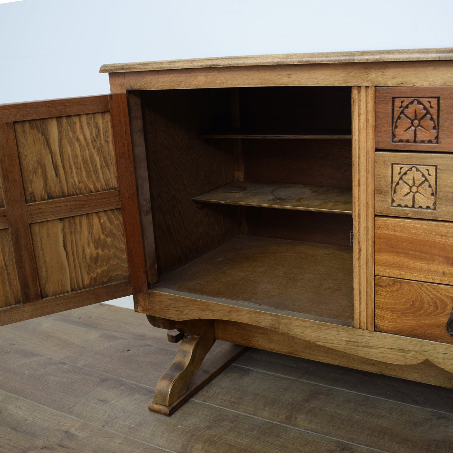 Restored Oak Sideboard