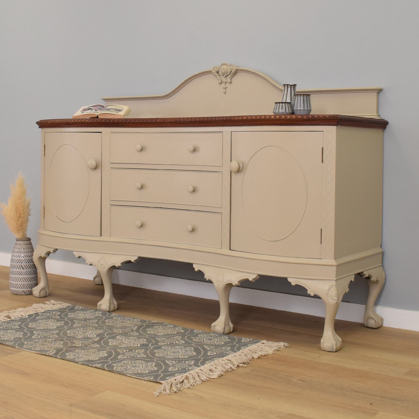 Painted Mahogany Sideboard