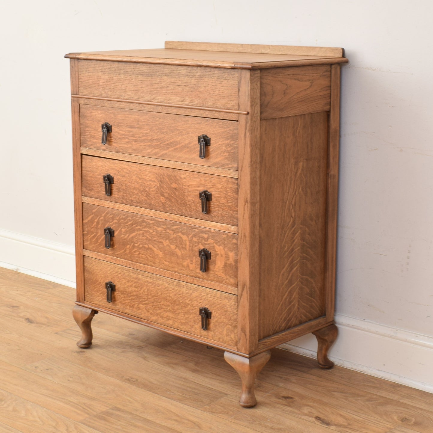 Oak Vanity Chest Of Drawers