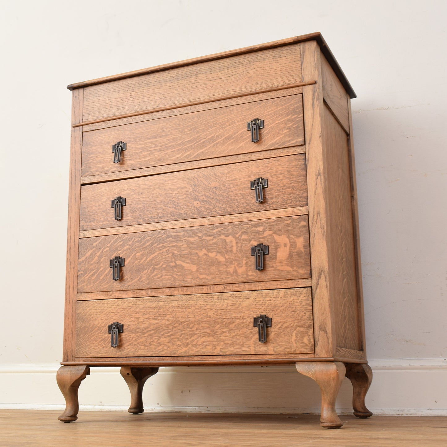 Oak Vanity Chest Of Drawers