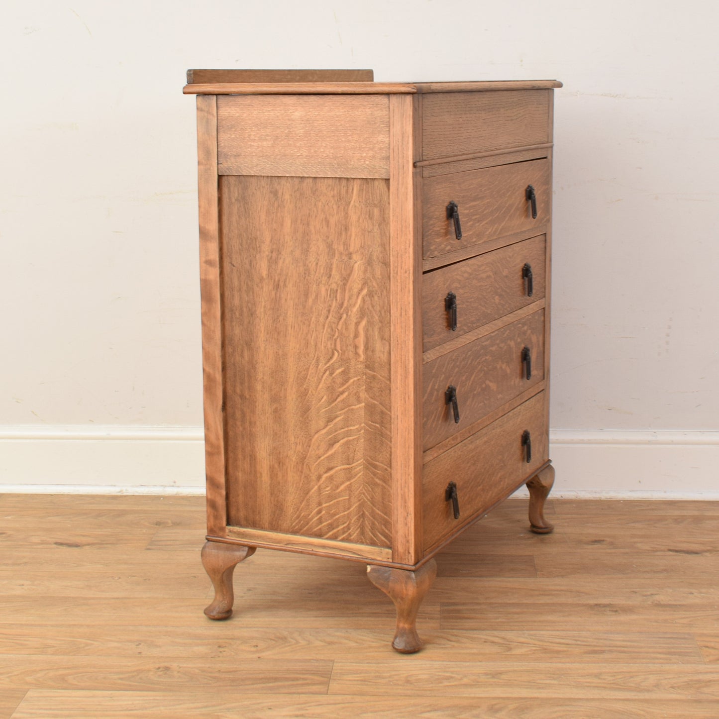 Oak Vanity Chest Of Drawers