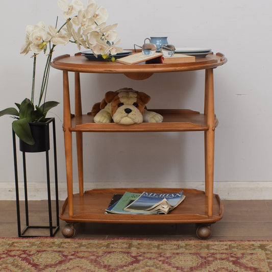 Ercol Drop-Leaf Tea Trolley