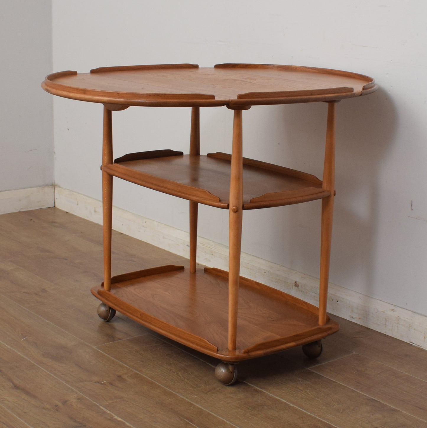 Ercol Drop-Leaf Tea Trolley