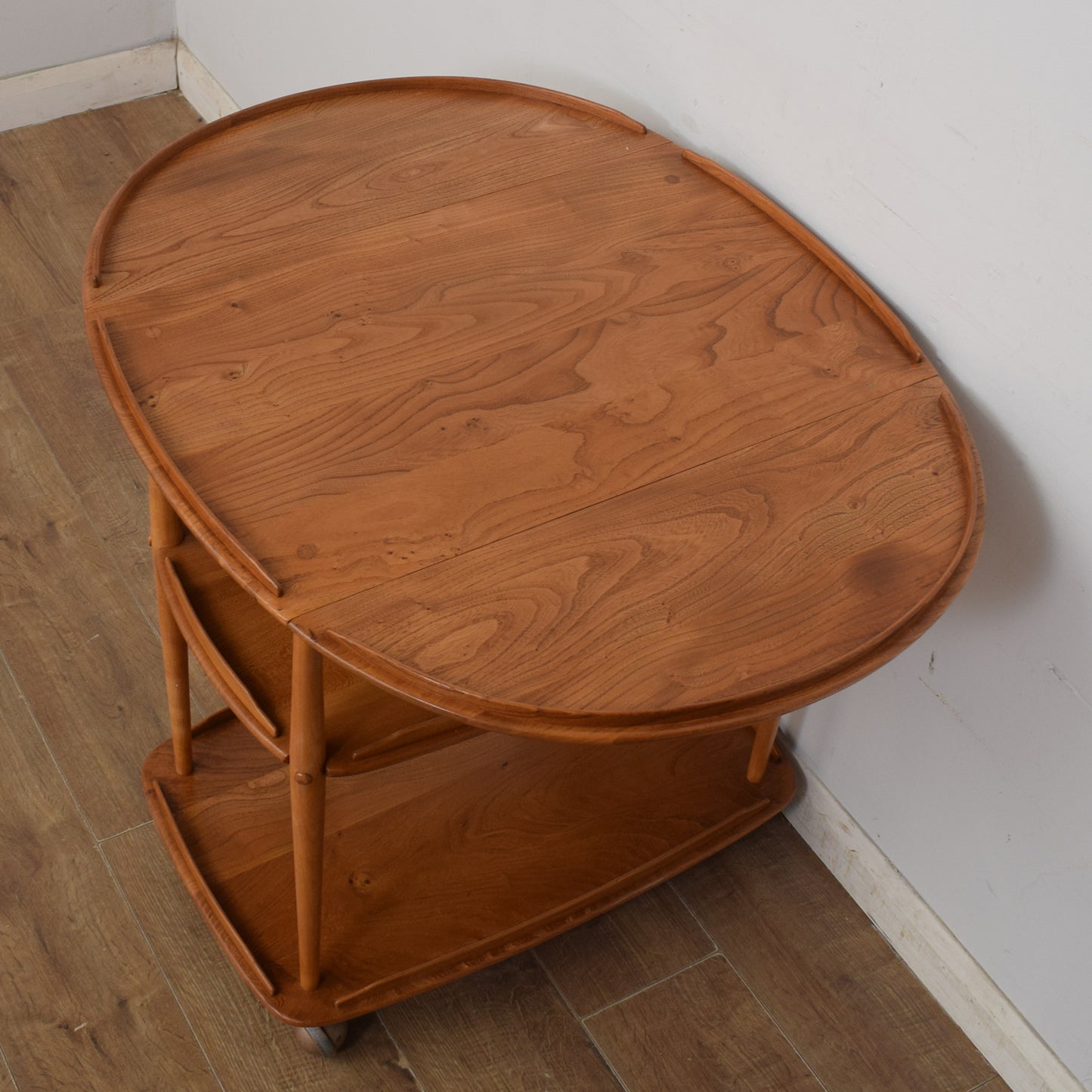 Ercol Drop-Leaf Tea Trolley