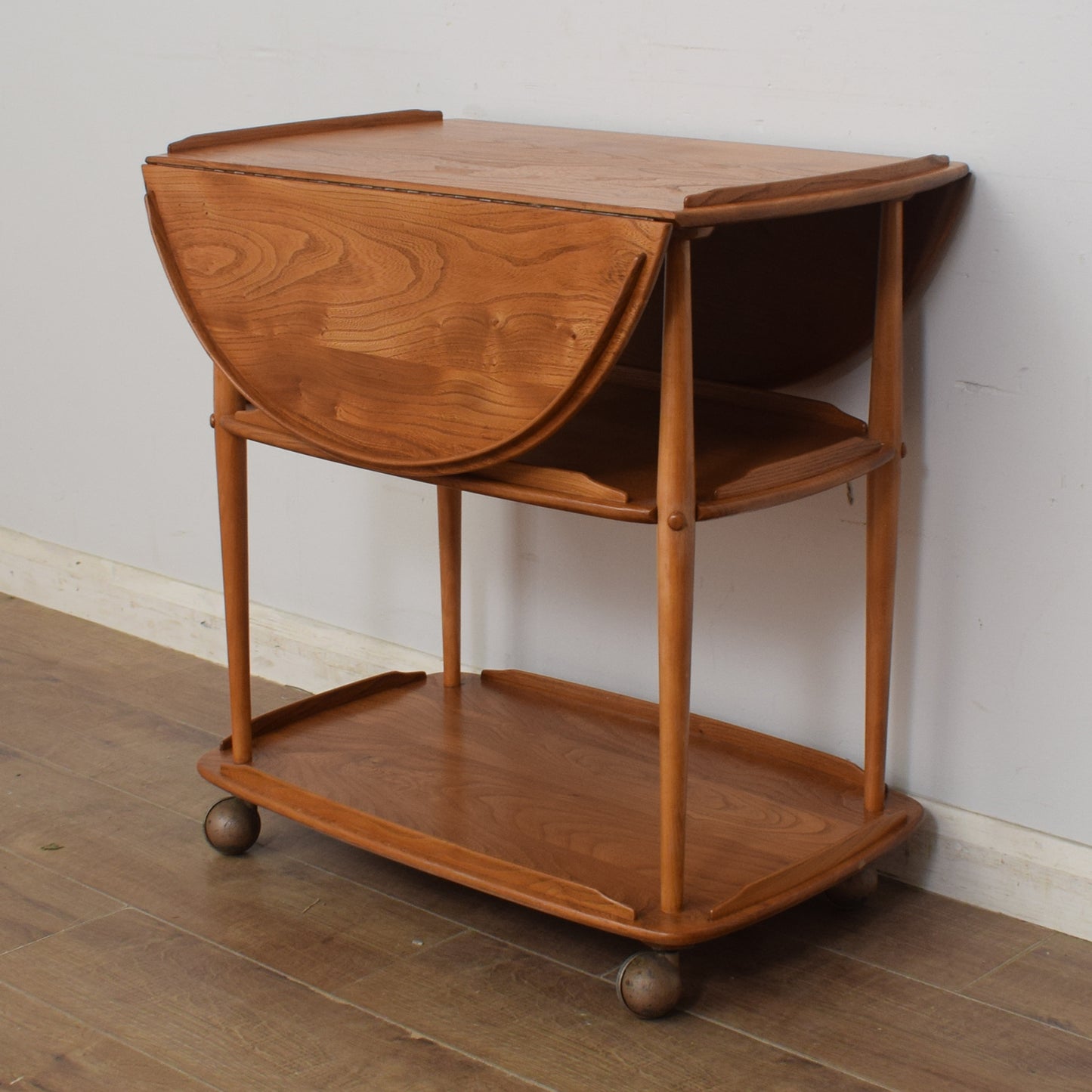 Ercol Drop-Leaf Tea Trolley