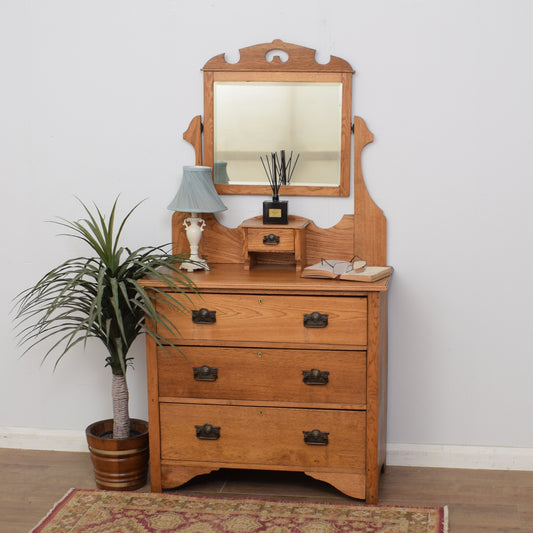 Restored Oak Dressing Table