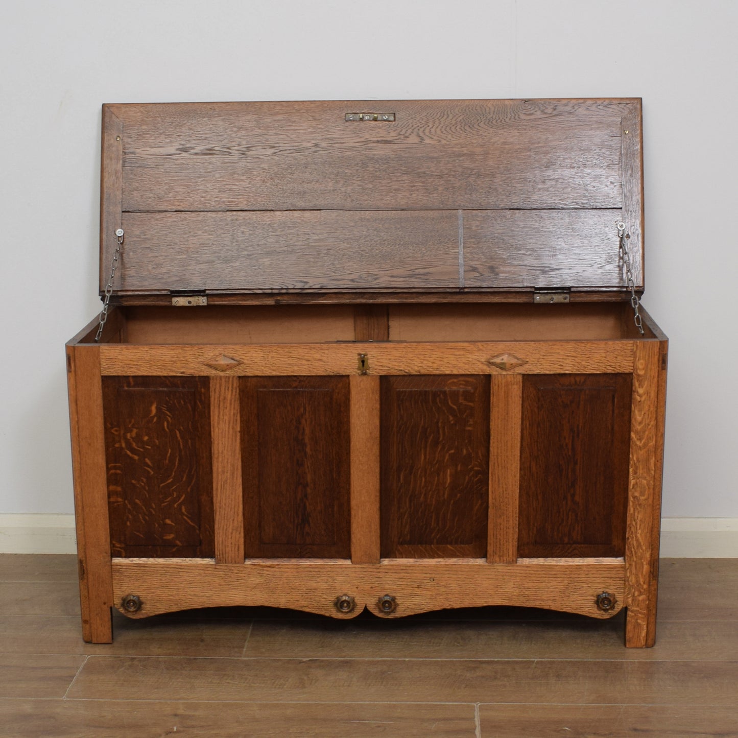 Oak Blanket Box