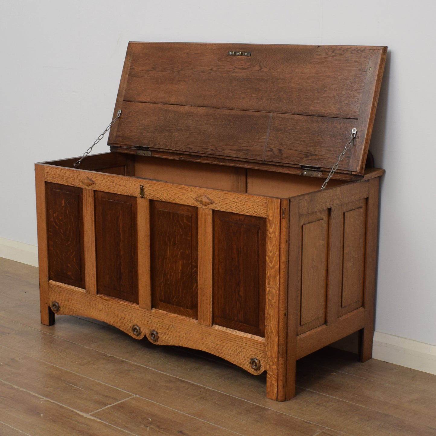 Oak Blanket Box