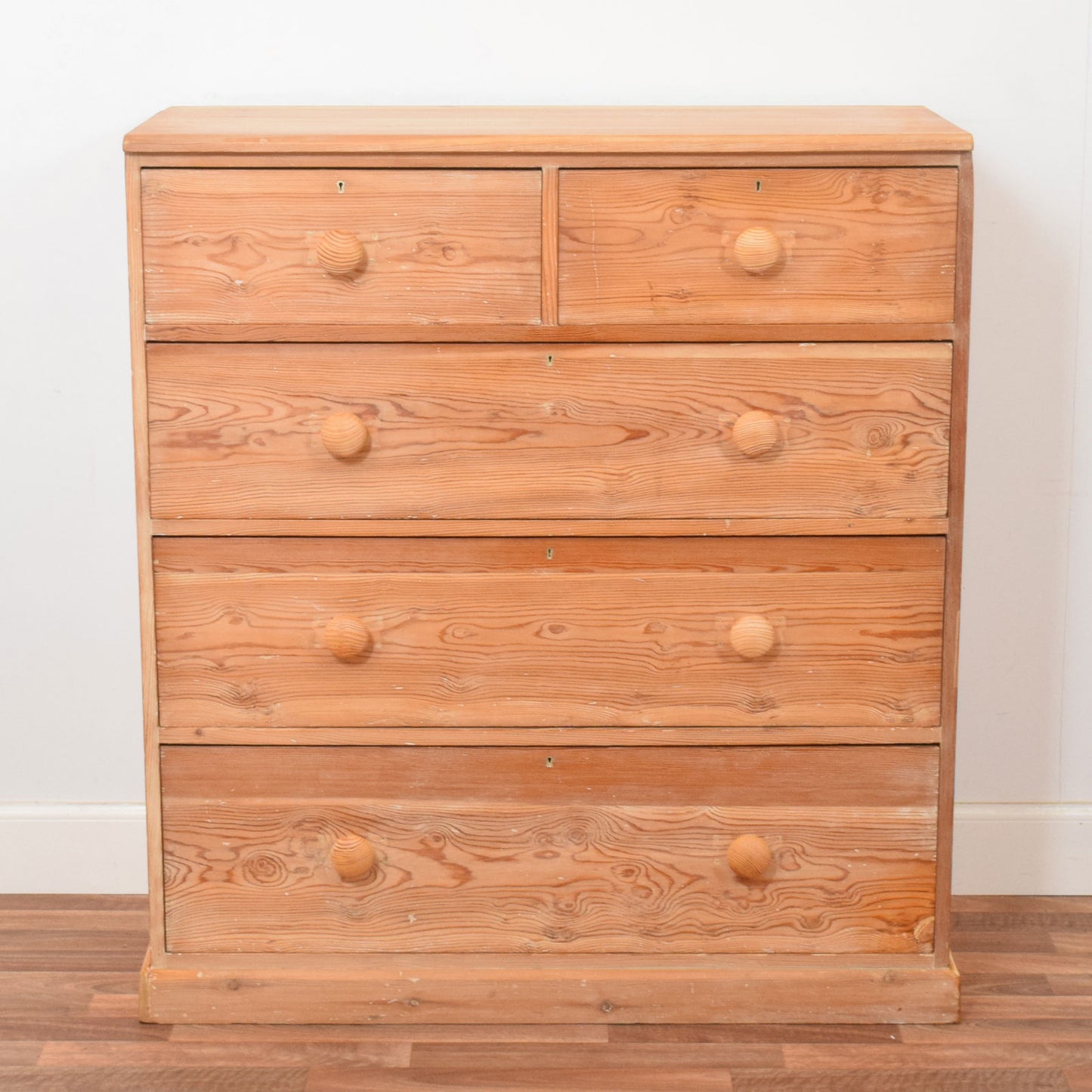 Rustic Pine Chest of Drawers