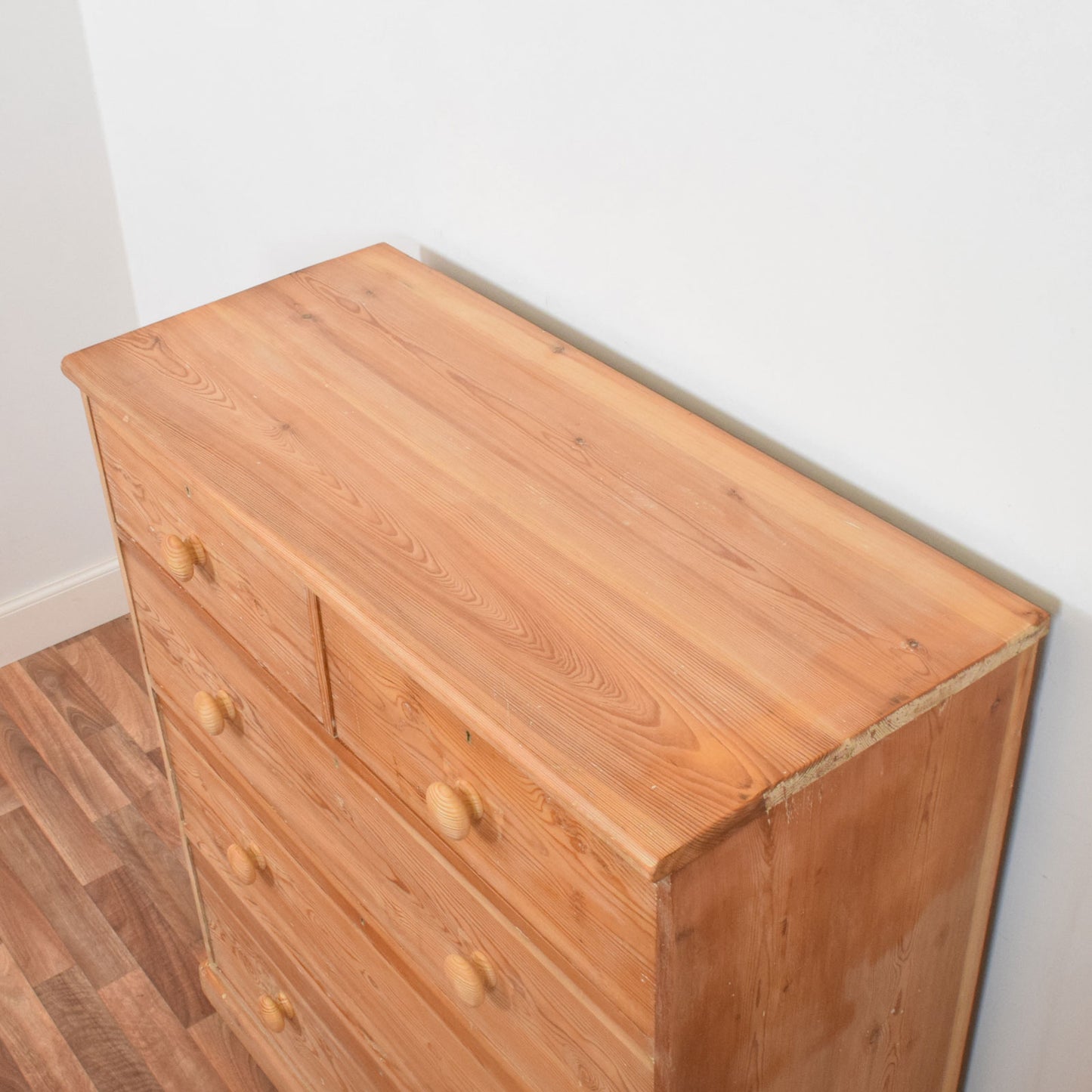 Rustic Pine Chest of Drawers