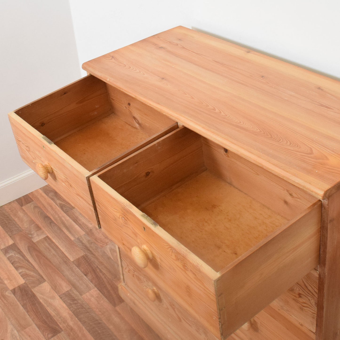 Rustic Pine Chest of Drawers