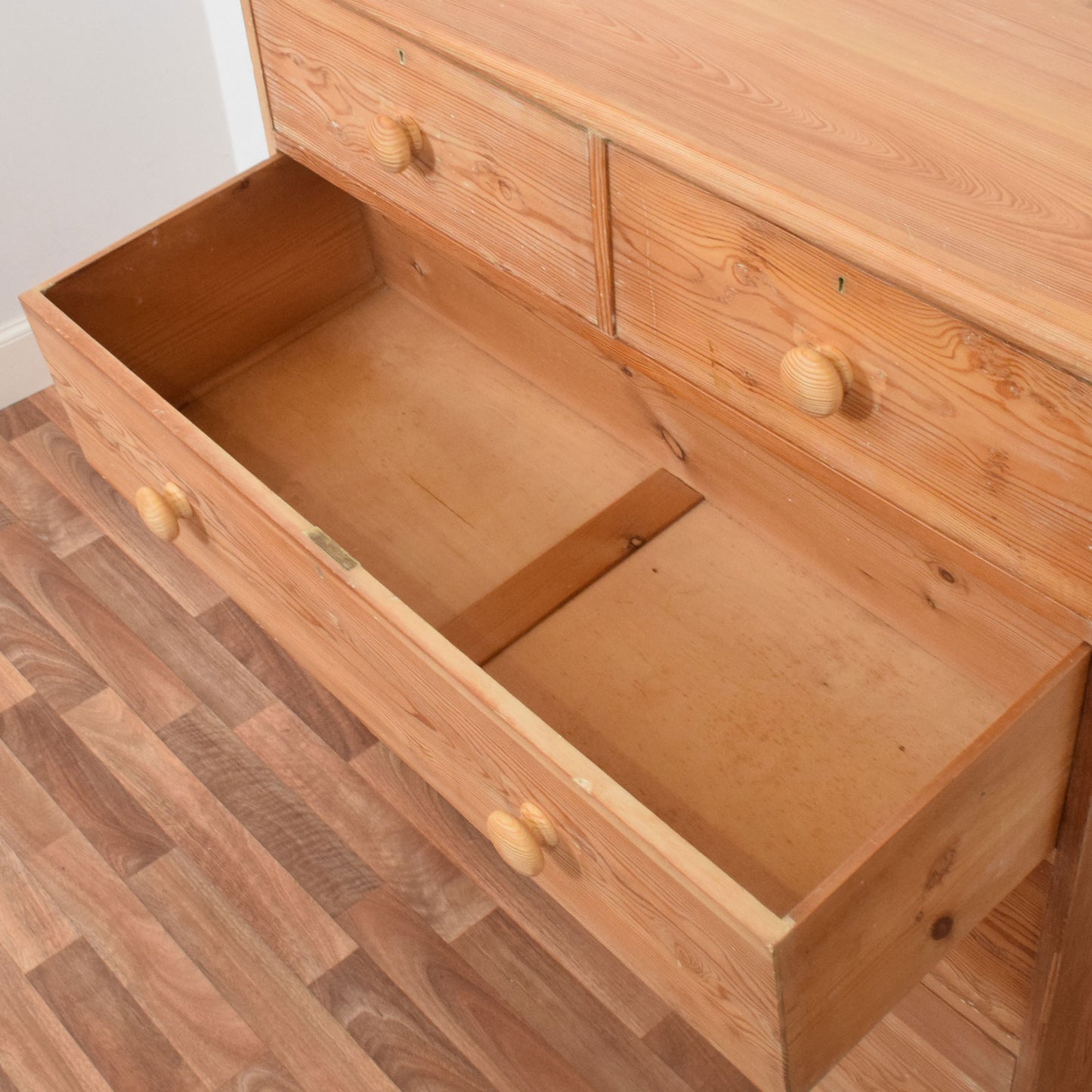 Rustic Pine Chest of Drawers