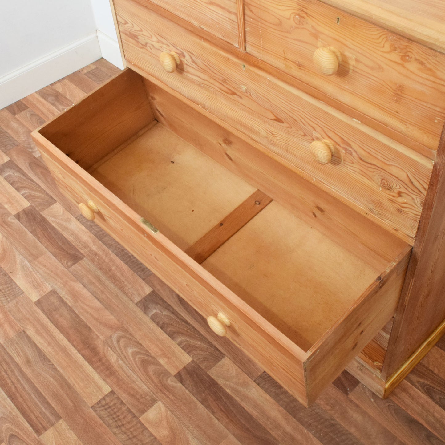 Rustic Pine Chest of Drawers