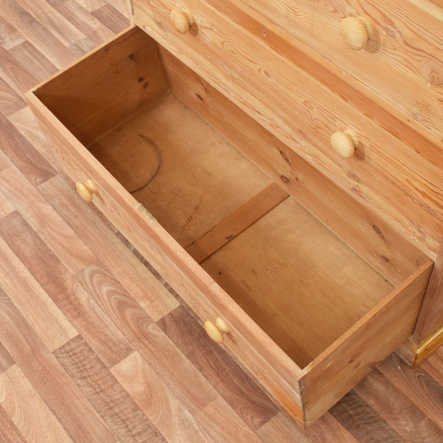 Rustic Pine Chest of Drawers