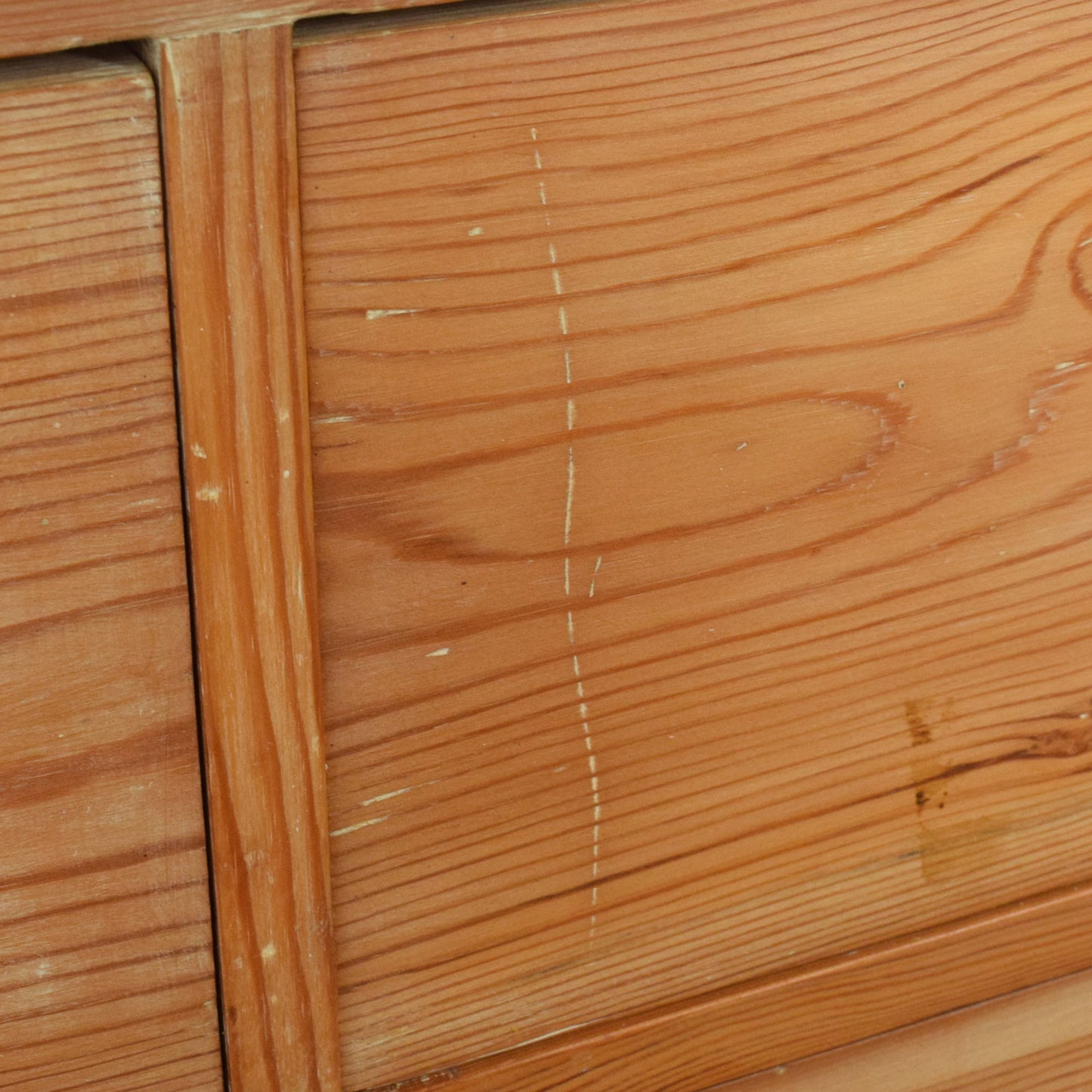 Rustic Pine Chest of Drawers